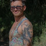Random bloke with tattoos near Pyramid Stage