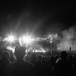 Crowd silhouette