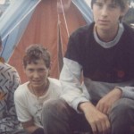 Me aged 15, my brother and mate in 1985.  My 3rd Glastonbury