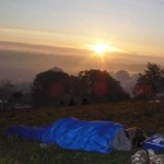 The best place to nap at Glasto, but don't miss sunrises like these...!
