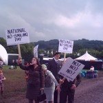 We found some unhappy people at Glasto (a 1st)