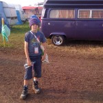 Only 10 but a Glasto veteran.