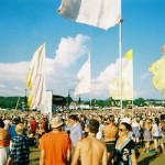 Clear blue sky at glasto!