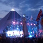 Pyramid in lights, during Blur