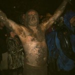 After a mud fight. Some random barmpot during The Who 2007