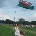 Me & my infamous Cerys Matthews flag :P