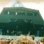 The late Kirsty McColl on the pyramid stage
