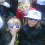 This was our first glastonbury and we took our children, Joseph (the little one) Jacob (the middle one) and Jacobs friend Kyle... great fun!