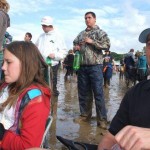 Mollie and Ric sitting in the mudbath watching the Coral on the other stage xx