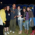 Us meeting Jake Dean from Hollyoaks.