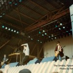 The Smiths perform on the Pyramid Stage (before stage invasion) June 1984