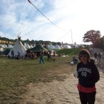 ..a brief stop by the tipis.
