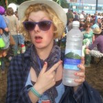 Gotta stay hydrated with Glasto water.