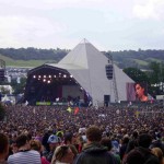amy on pyramid stage