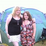 Me and Amy at Glastonbury! Amy's 1st time!