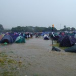 Didn't realise there was a river running through the campsite!