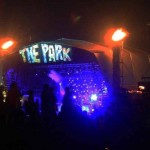 The Park Stage on Friday night
