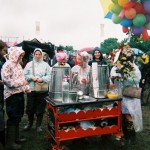 The amazing tea ladies and their lovely warm tea trolley. thank you.