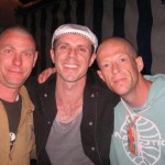This is when me and my mate Darren met Jake Shears after the Scissor Sisters triumphant set on Saturday night