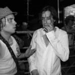 Carl Barat and fans