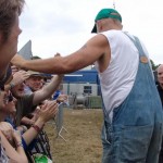 Seasick Steve shakes a hand or two