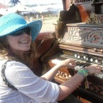 Playing the funeral organ