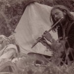 Photo taken by Geoffrey Bowler at Glastonbury Fayre, summer solstice 1971