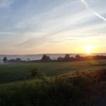 Wednesday morning arrival and sunrise at Glastonbury