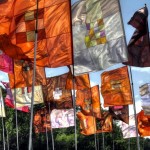Flags are such an important part of Glastonbury. This is a special HDR capture.