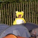 There're bears in them there tents.... Care Bears.