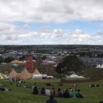 View over the festival from The Park hill.
