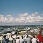 A stunning picture I took with a disposable. The sky looks like a painting. Stunning view over Glastonbury.