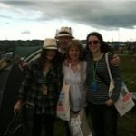 The first time the whole family has been to Glastonbury together, and it was great!