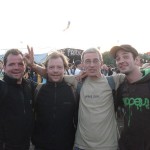 After the Pulp gig - four German lads from Bremen/Hamburg who shook the world!