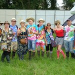 Group photo of the Veall's Glastonbury 2011. RIP Pru Veall(2nd from the left) we will be thinking of you this Glastonbury 2013!!