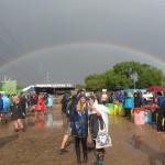 Mud, sun and a rainbow 