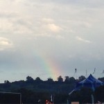 Rainbow over Bellas Field 