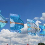 Other Stage flags in sun