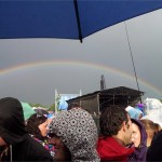 Rudimentals Rainbow - The day we had ten thousand people under 2 umbrellas