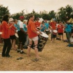 Samba Gales. I'm playing surdo, far left.