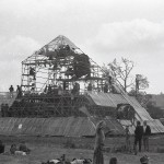 pyramid under construction