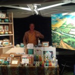 Tim Lee the artist and stall holder