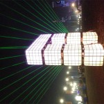 Our lasers and the cubes