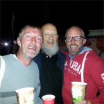 Myself and my bro with Michael Eavis