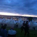 Even the tents look awesome at Glastonbury