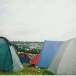 The view from my tent! Camping on a hill bit - forgot whereabouts though - but it was a fantastic bit :)