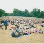 Chilling in a field near the original fence :)