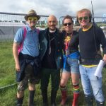 Only at Glastonbury: bumped into Chris Evans, met Tim Booth live on Radio 2, then my boyfriend proposed!! 
