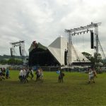 When the grass was still green at The Pyramid Stage