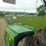 From the cab: The Pyramid Stage field